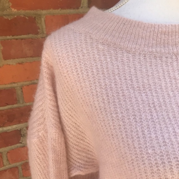 Alexandre Laurent Paris Sweater Womens Sz Small S Pink Mohair Made In Italy - Picture 2 of 10